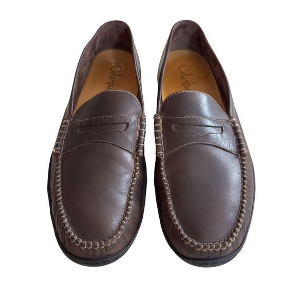 Cole Haan Men’s Brown Leather Penny Loafers Size 12M - Picture 2 of 10